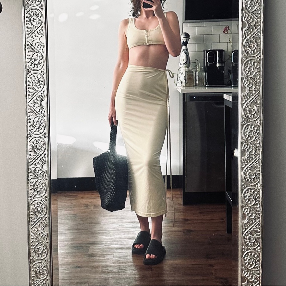 Two piece yellow summer set